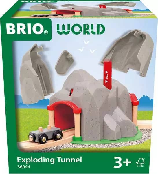 BRIO World - Exploding Tunnel 3pce