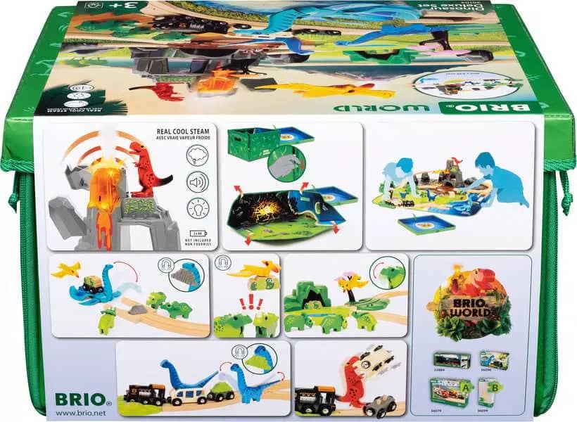 BRIO World - Train Set Dinosaur Deluxe Set 45pce