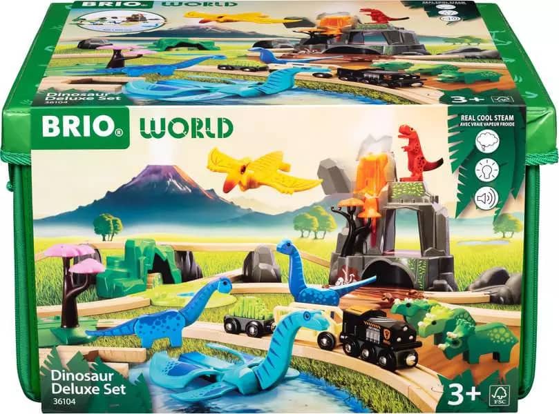 BRIO World - Train Set Dinosaur Deluxe Set 45pce