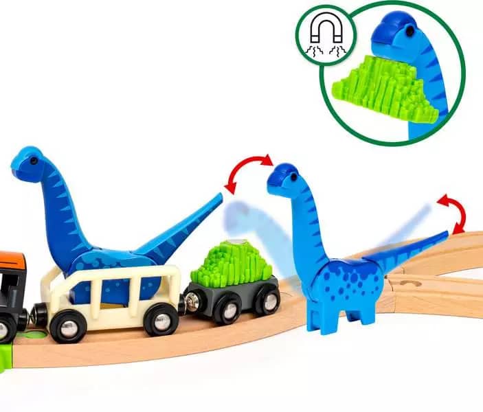 BRIO World - Train Set Dinosaur Deluxe Set 45pce