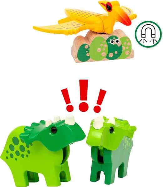 BRIO World - Train Set Dinosaur Deluxe Set 45pce