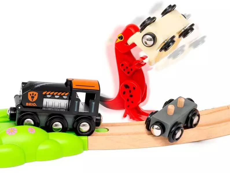 BRIO World - Train Set Dinosaur Deluxe Set 45pce
