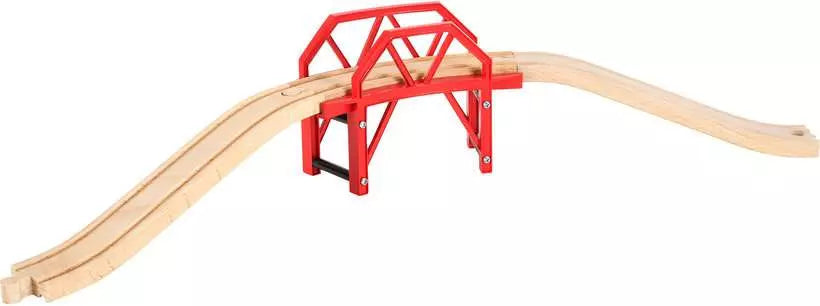 BRIO World - Wooden Curved Bridge 4pce