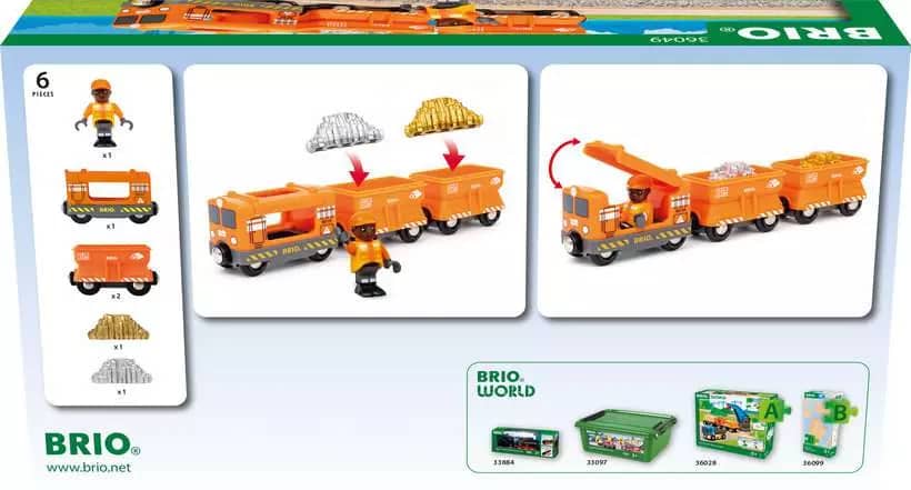 BRIO World - Cargo Train 6pce