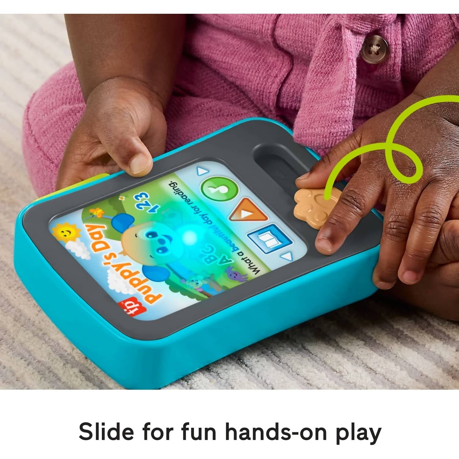 Fisher-Price - Laugh & Learn Puppy's Storytime Reader Baby Electronic Learning Toy With Music & Lights