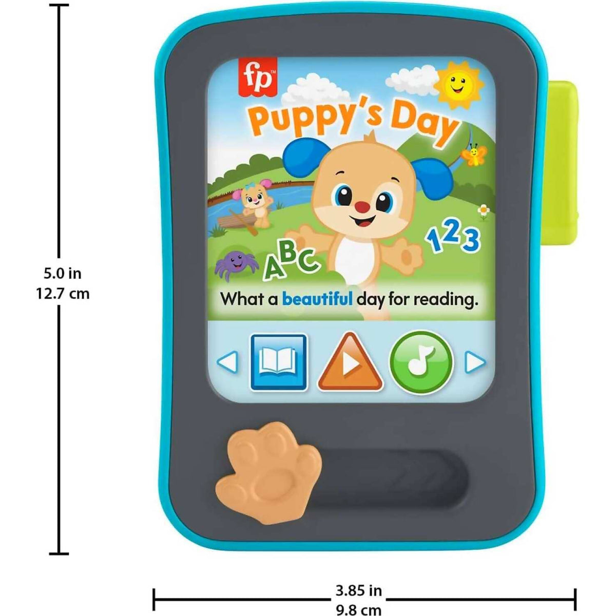 Fisher-Price - Laugh & Learn Puppy's Storytime Reader Baby Electronic Learning Toy With Music & Lights