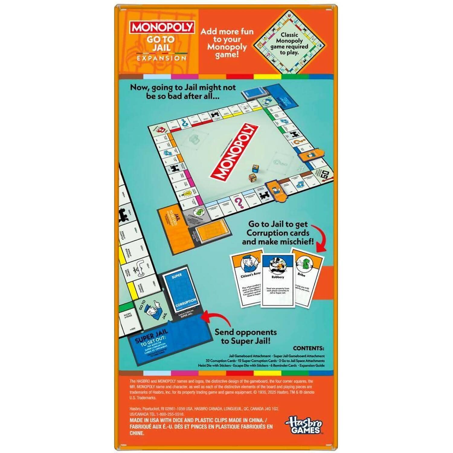 Monopoly - Expansion - Go To Jail - Hasbro