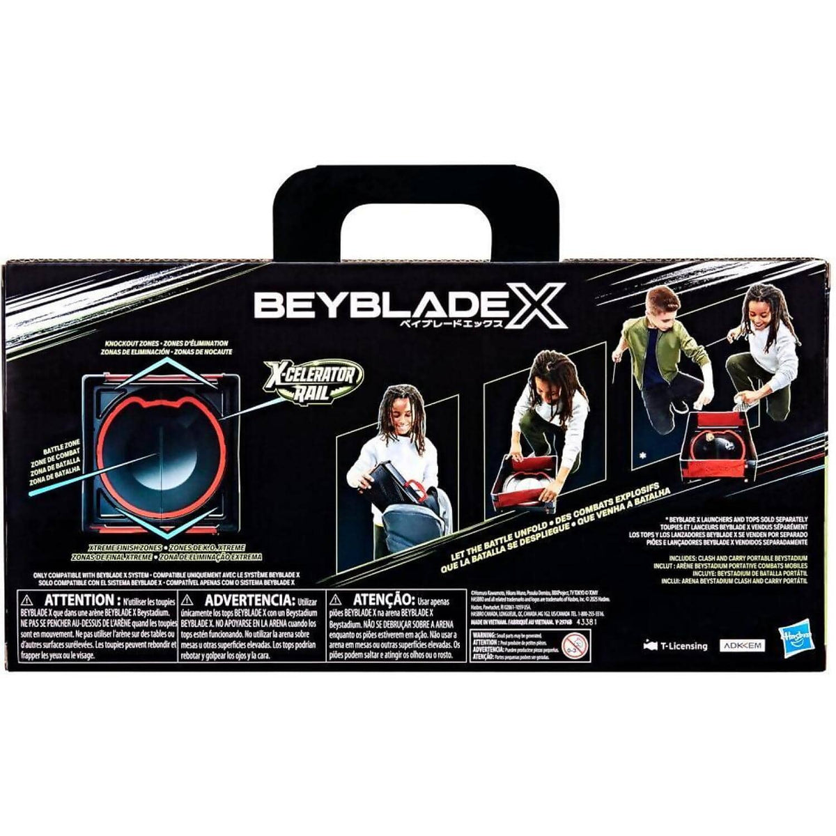 BEYBLADE X - Clash And Carry Beystadium Battle Arena - Hasbro