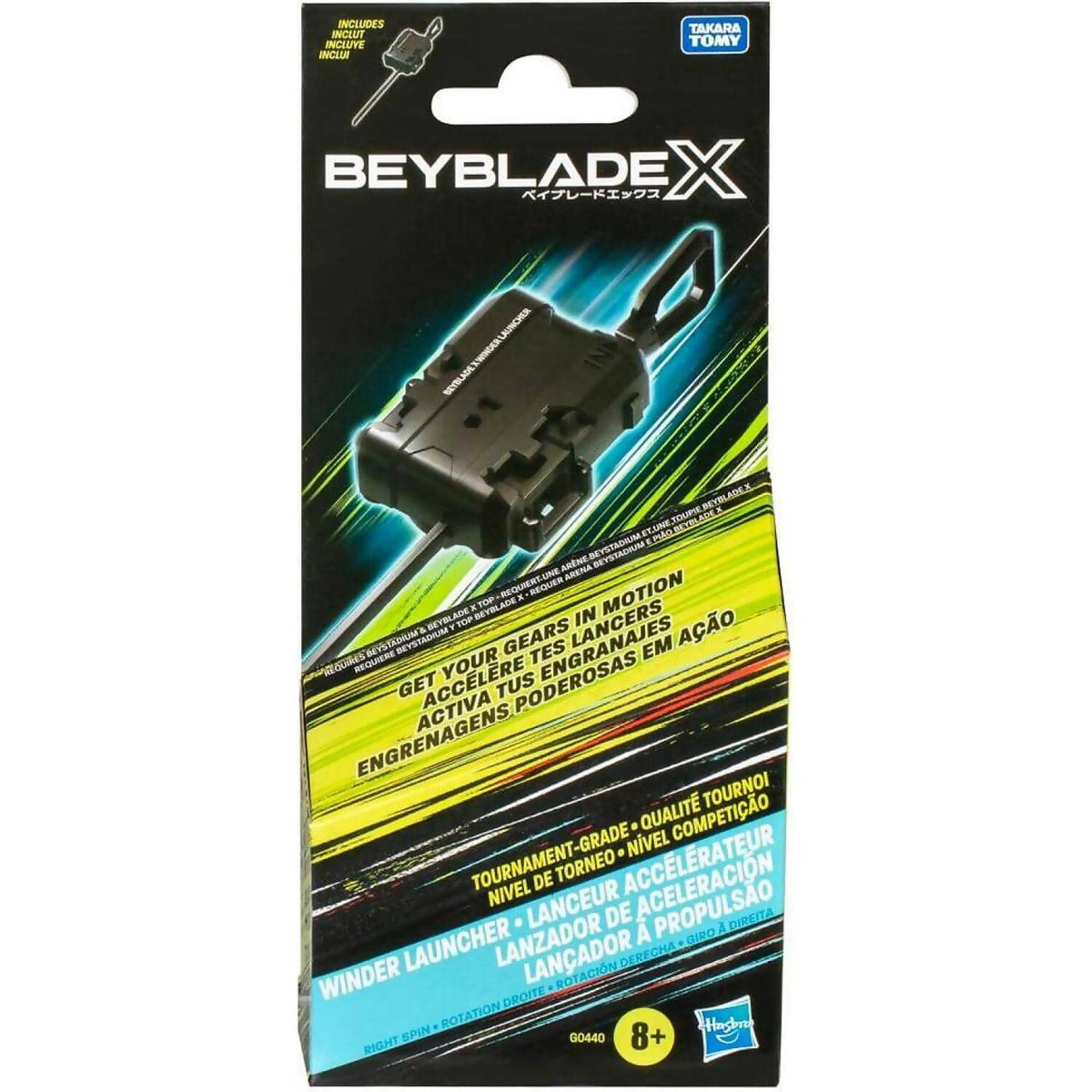 BEYBLADE X - Official Winder Launcher For Use With Beylade X Tops & Stadium (sold Separately)