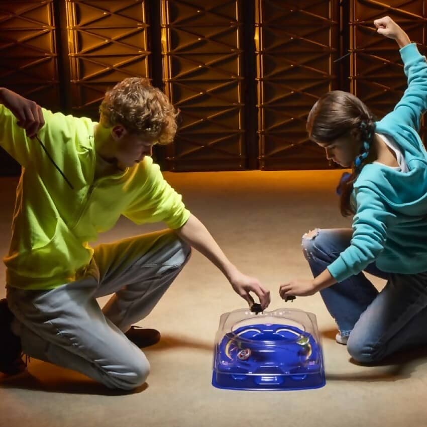 BEYBLADE X - Drop Attack Battle Set Impact Drake 9-60lr Vs. Wyvern 3-85n Includes Stadium