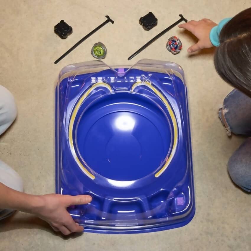 BEYBLADE X - Drop Attack Battle Set Impact Drake 9-60lr Vs. Wyvern 3-85n Includes Stadium