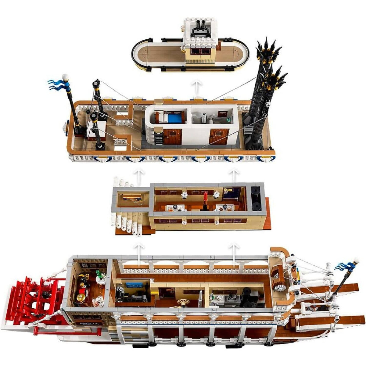 LEGO® 21356 River Steamboat - Ideas