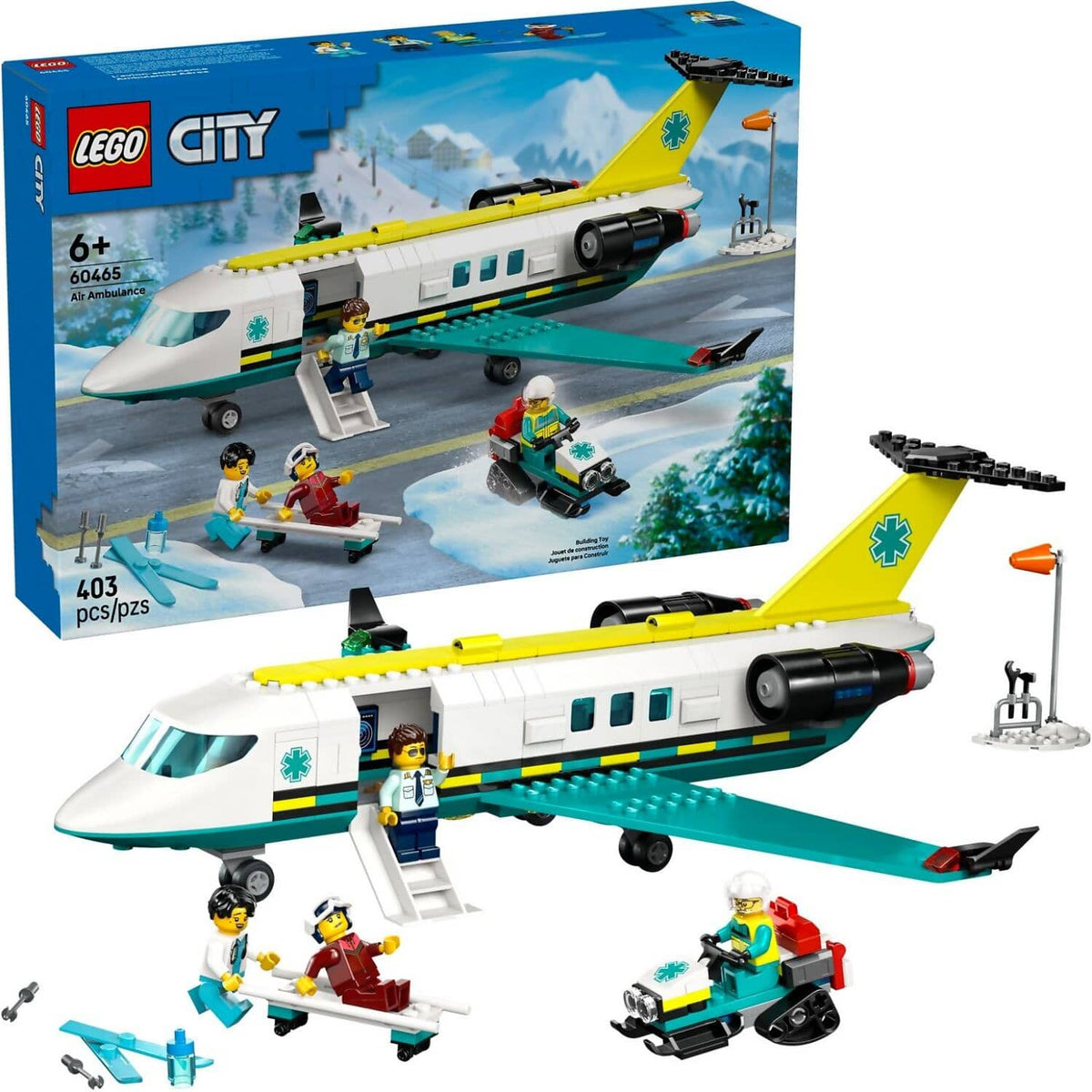 LEGO® 60465 Emergency Air Ambulance Airplane - City