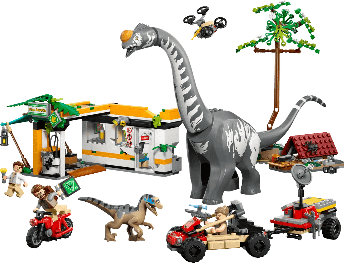 LEGO® 76973 Raptor & Titanosaurus Tracking Mission - Jurassic World™