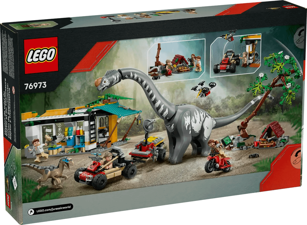 LEGO® 76973 Raptor & Titanosaurus Tracking Mission - Jurassic World™