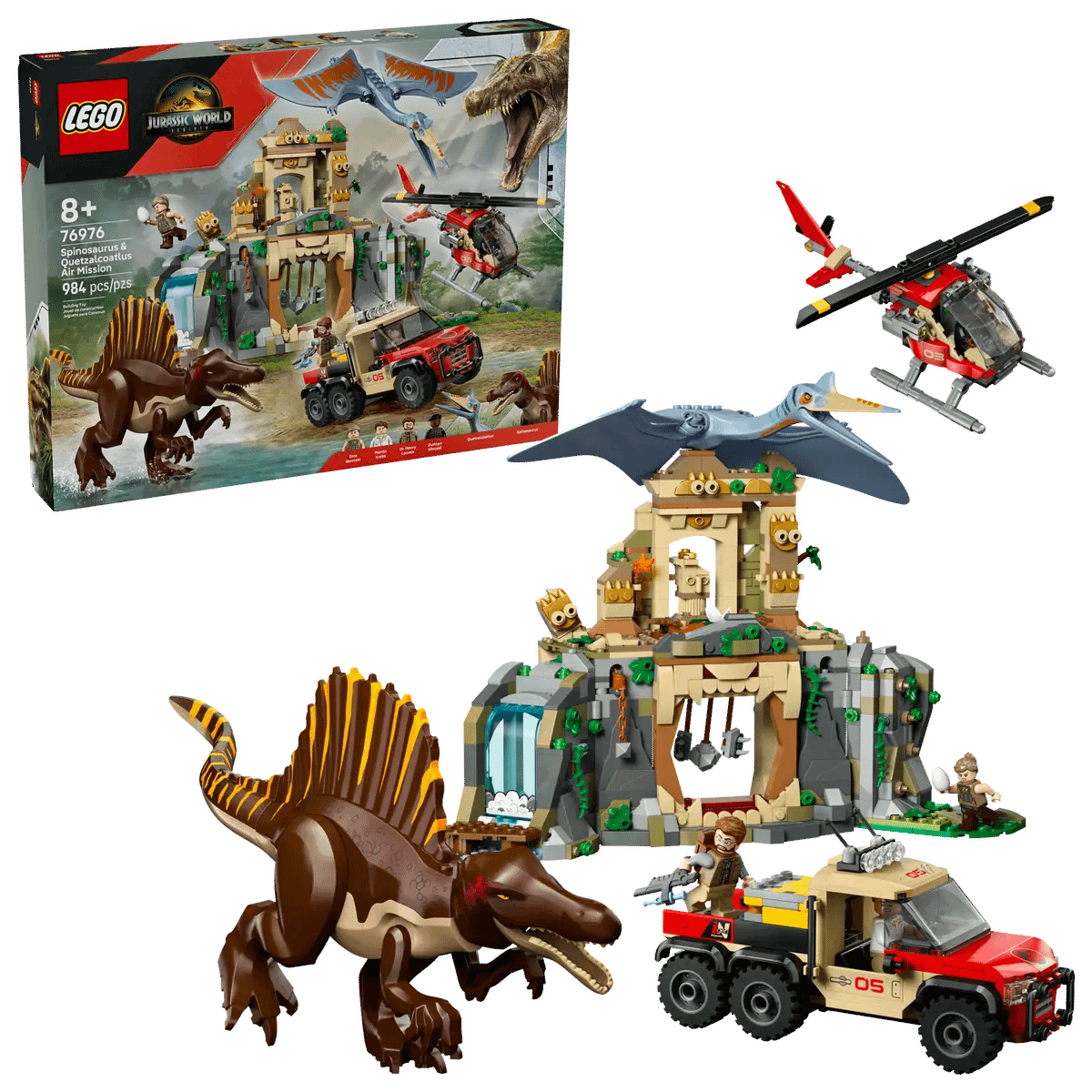 LEGO® 76976 Spinosaurus & Quetzalcoatlus Air Mission - Jurassic World™