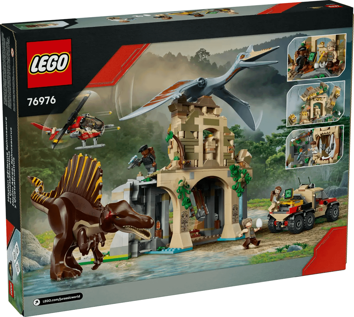 LEGO® 76976 Spinosaurus & Quetzalcoatlus Air Mission - Jurassic World™