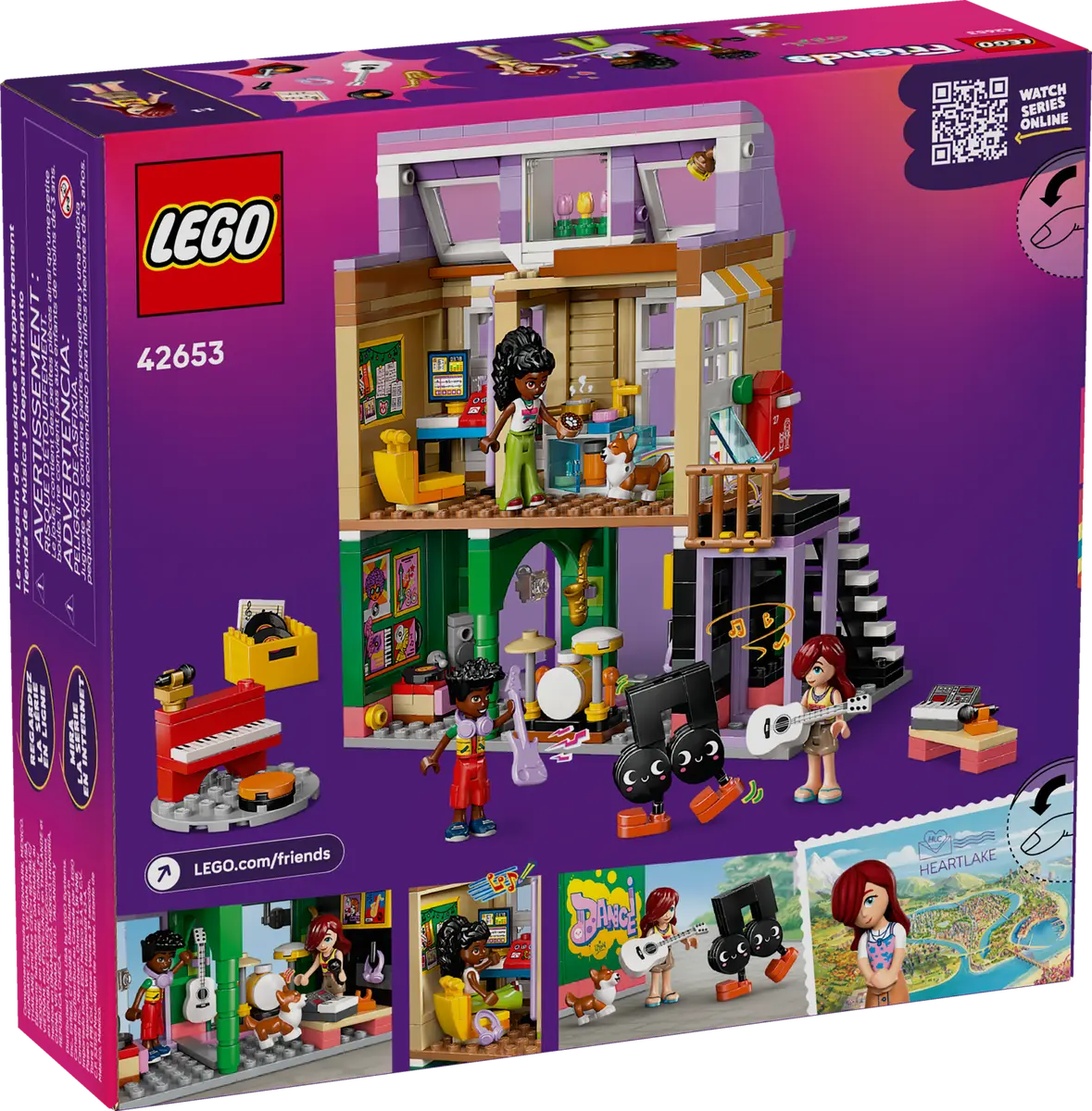 LEGO® 42653 Music Store & Apartment - Friends