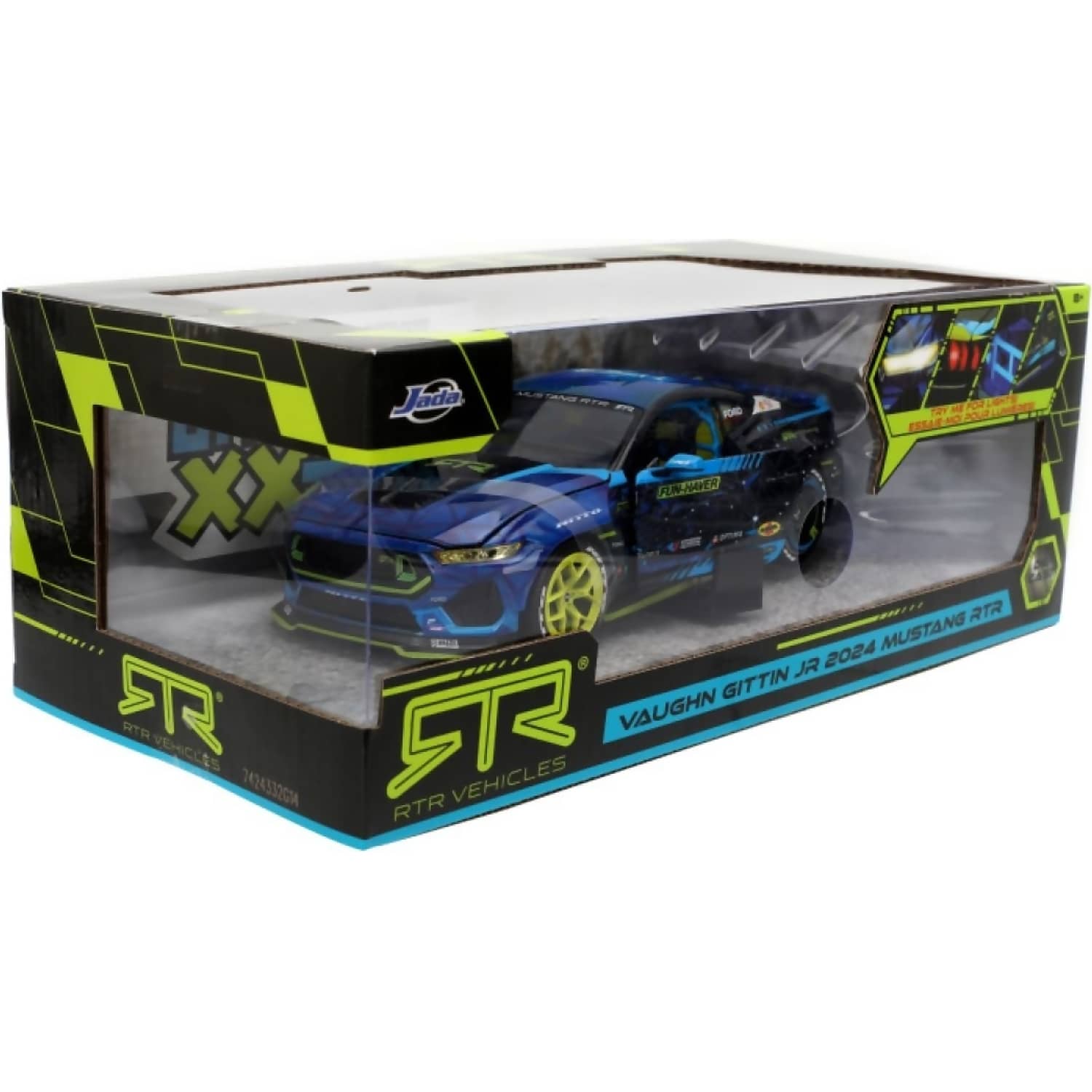 JADA TOYS - RTR 2024 FORD MUSTANG VAUGHN GITTIN JR 1:24 SCALE DIECAST VEHICLE