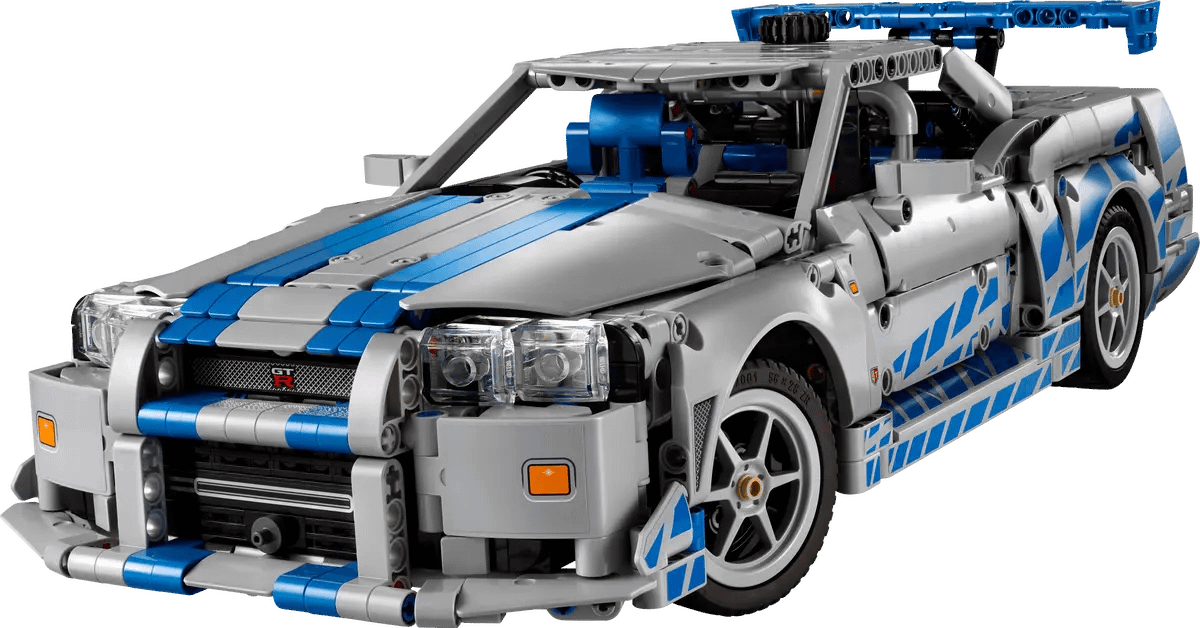 LEGO® 42210 2 Fast 2 Furious Nissan Skyline GT-R (R34) Car - Technic