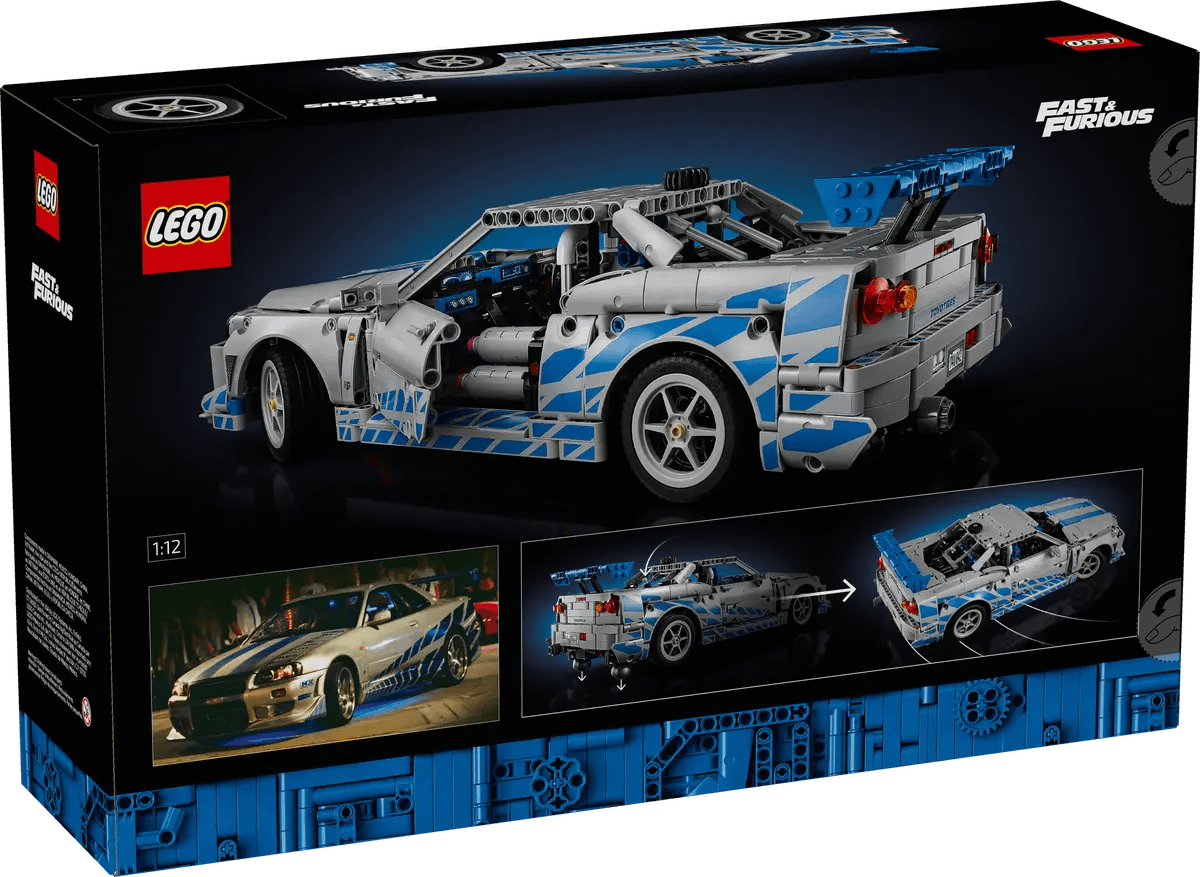 LEGO® 42210 2 Fast 2 Furious Nissan Skyline GT-R (R34) Car - Technic