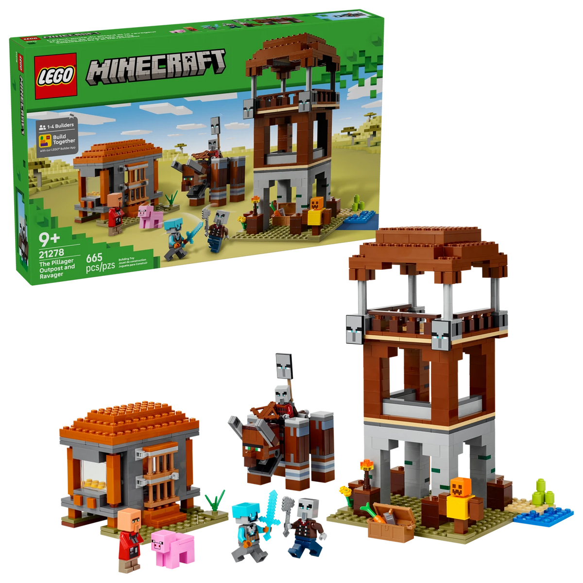 LEGO® 21278 The Pillager Outpost and Ravager - Minecraft®
