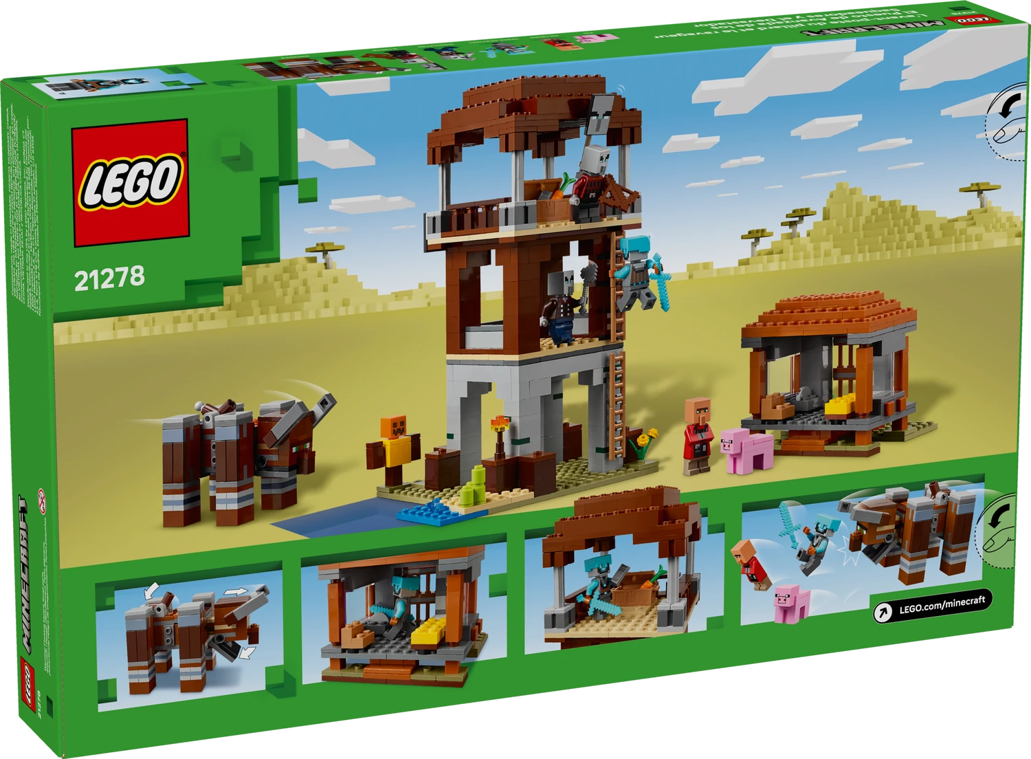 LEGO® 21278 The Pillager Outpost and Ravager - Minecraft®