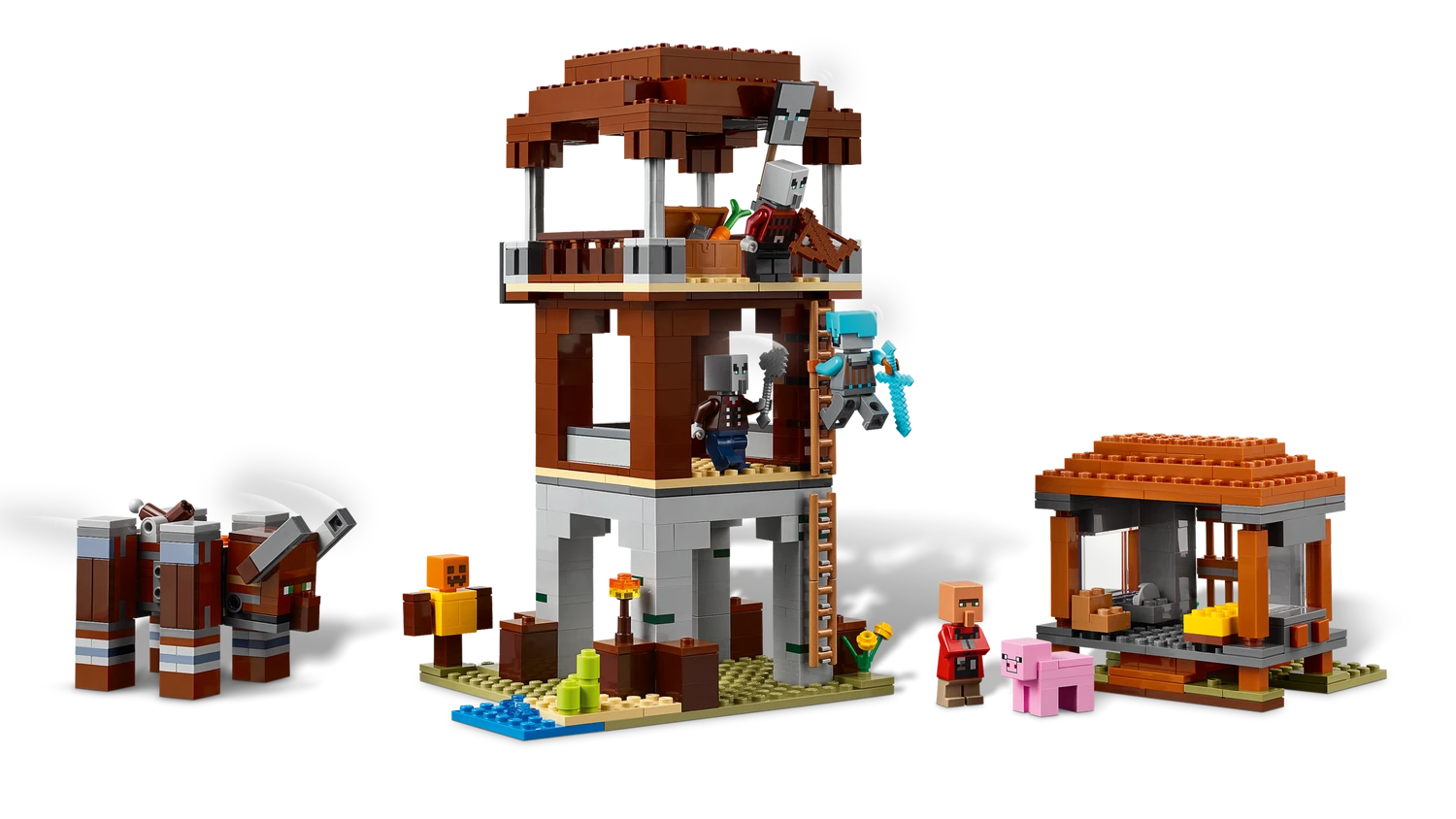LEGO® 21278 The Pillager Outpost and Ravager - Minecraft®