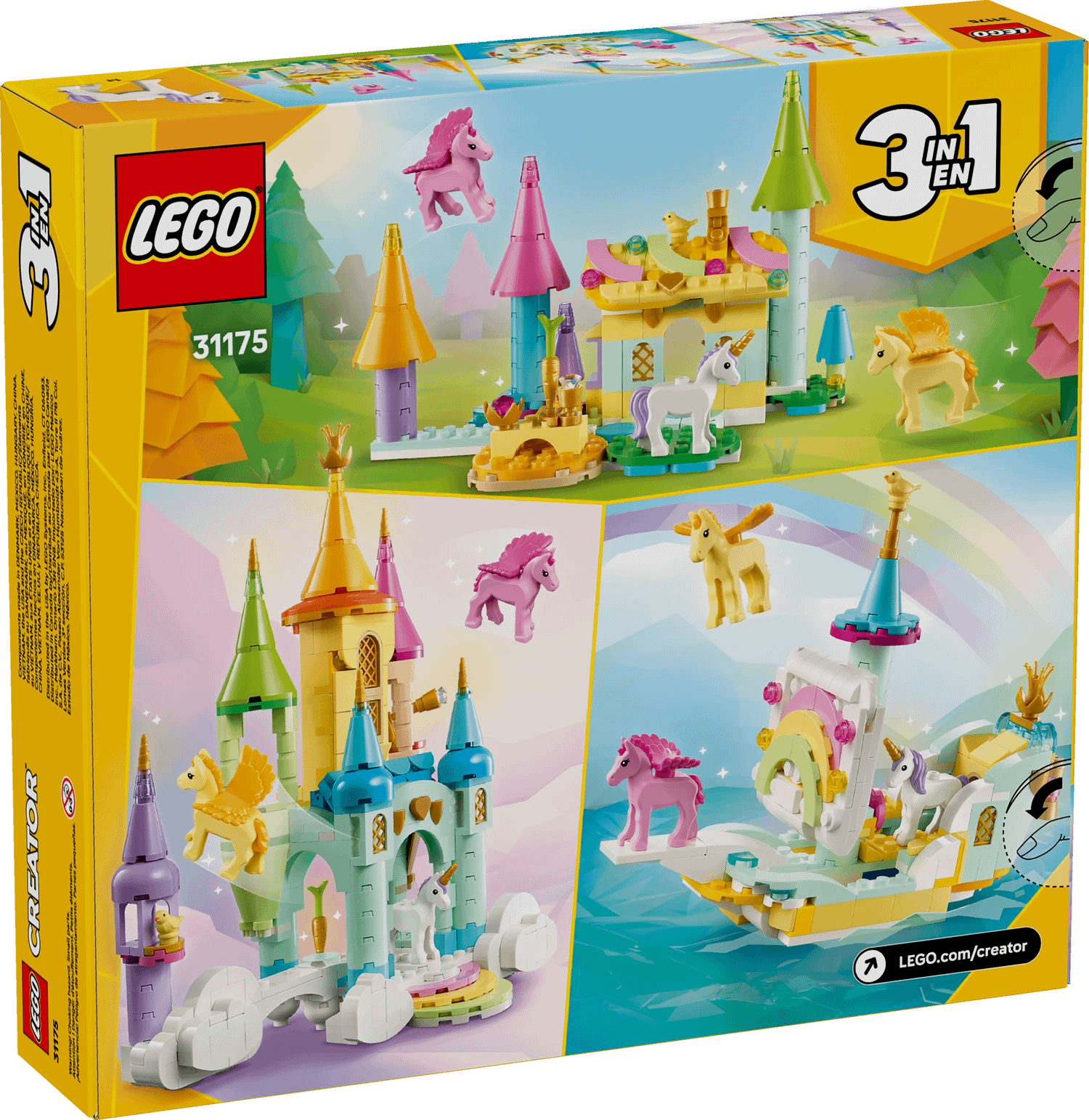 LEGO® 31175 Unicorn Castle - Creator 3-in-1