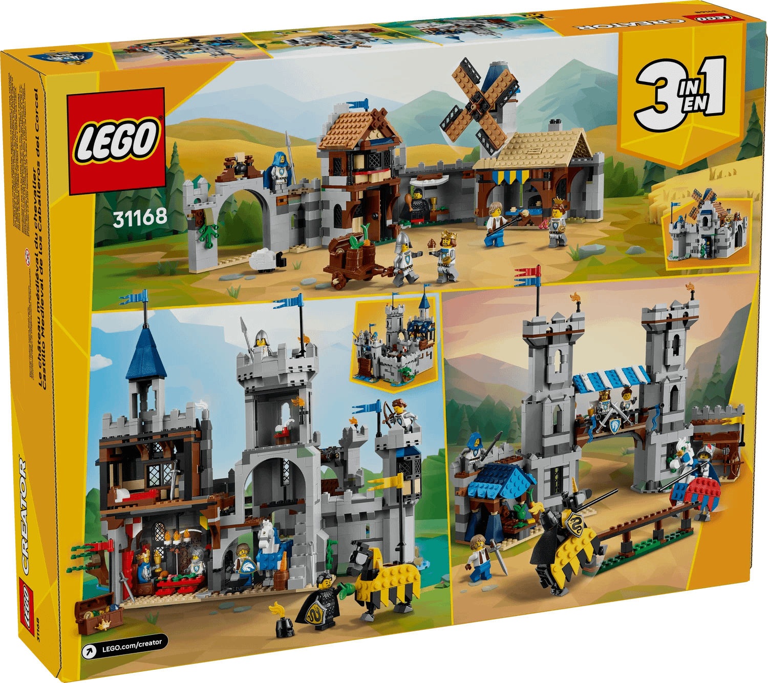 LEGO® 31168 Medieval Horse Knight Castle - Creator 3-in-1