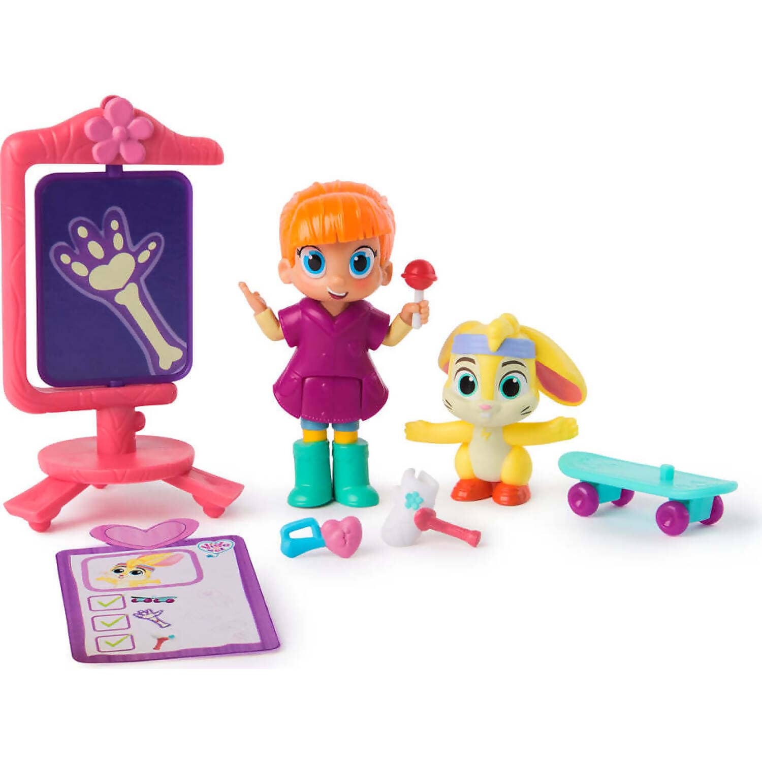 Vida The Vet - Vida & Zig Zag s Cast & Care Playset Pack - Spin Master