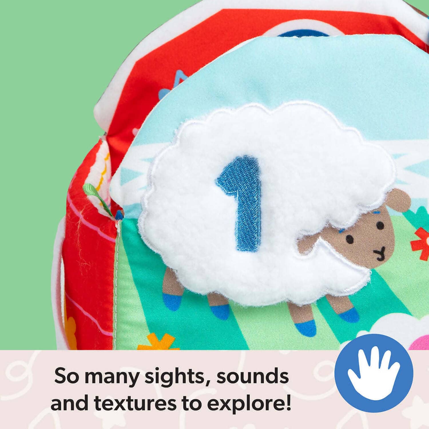 Ms. Rachel - Sensory Learning Farm Soft Book - Spin Master