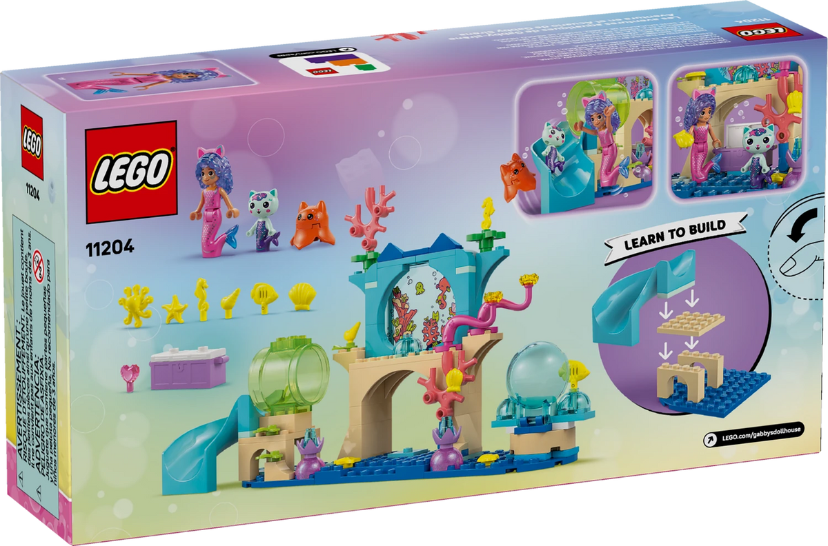 LEGO® 11204 Mermaid Gabby's Aquarium Adventure - Gabby's Dollhouse 4+