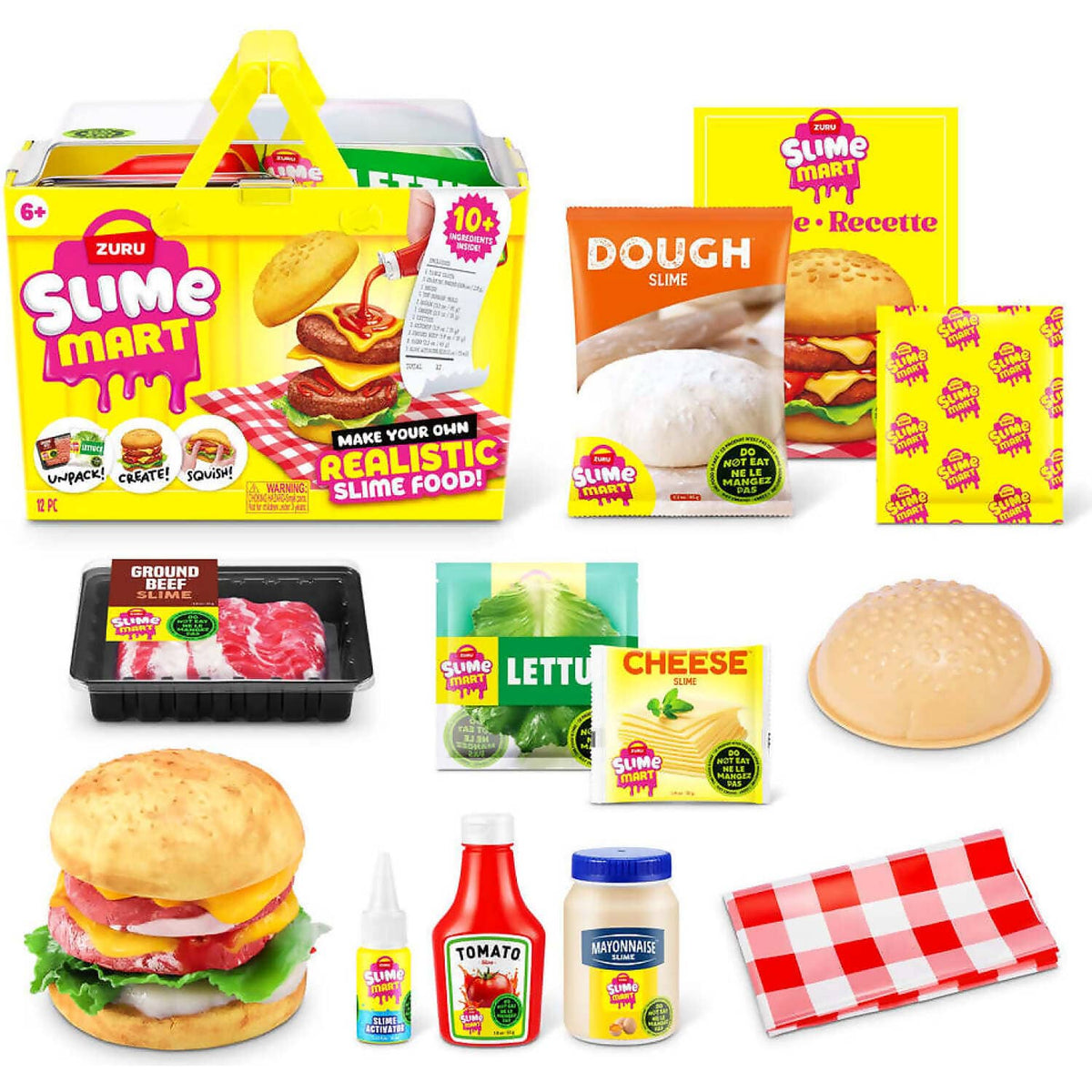 ZURU - Slime Mart Series 1 Shopping Basket - Burger