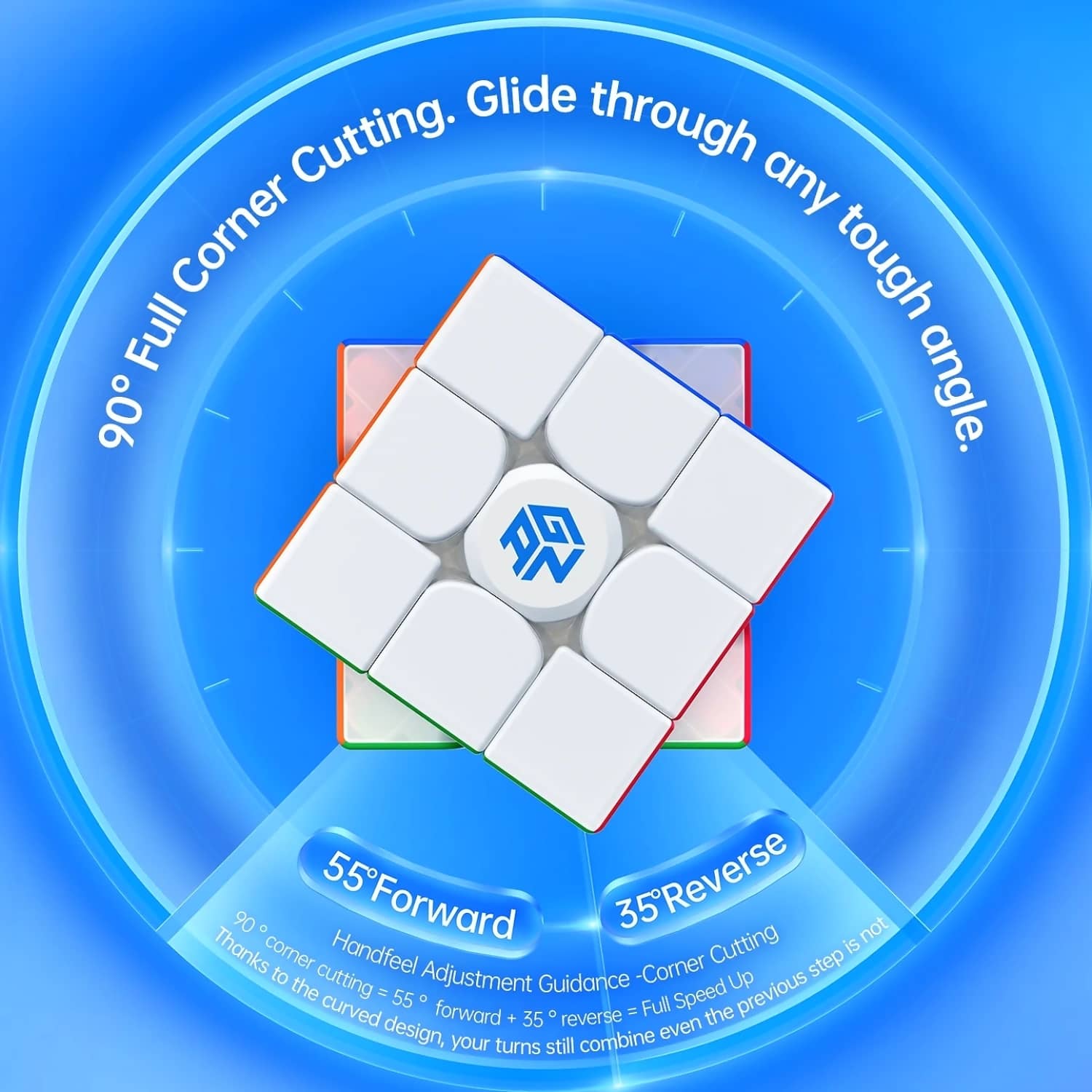 GAN - GAN356 R S 2 Professional Speed Cube 3x3 Puzzle