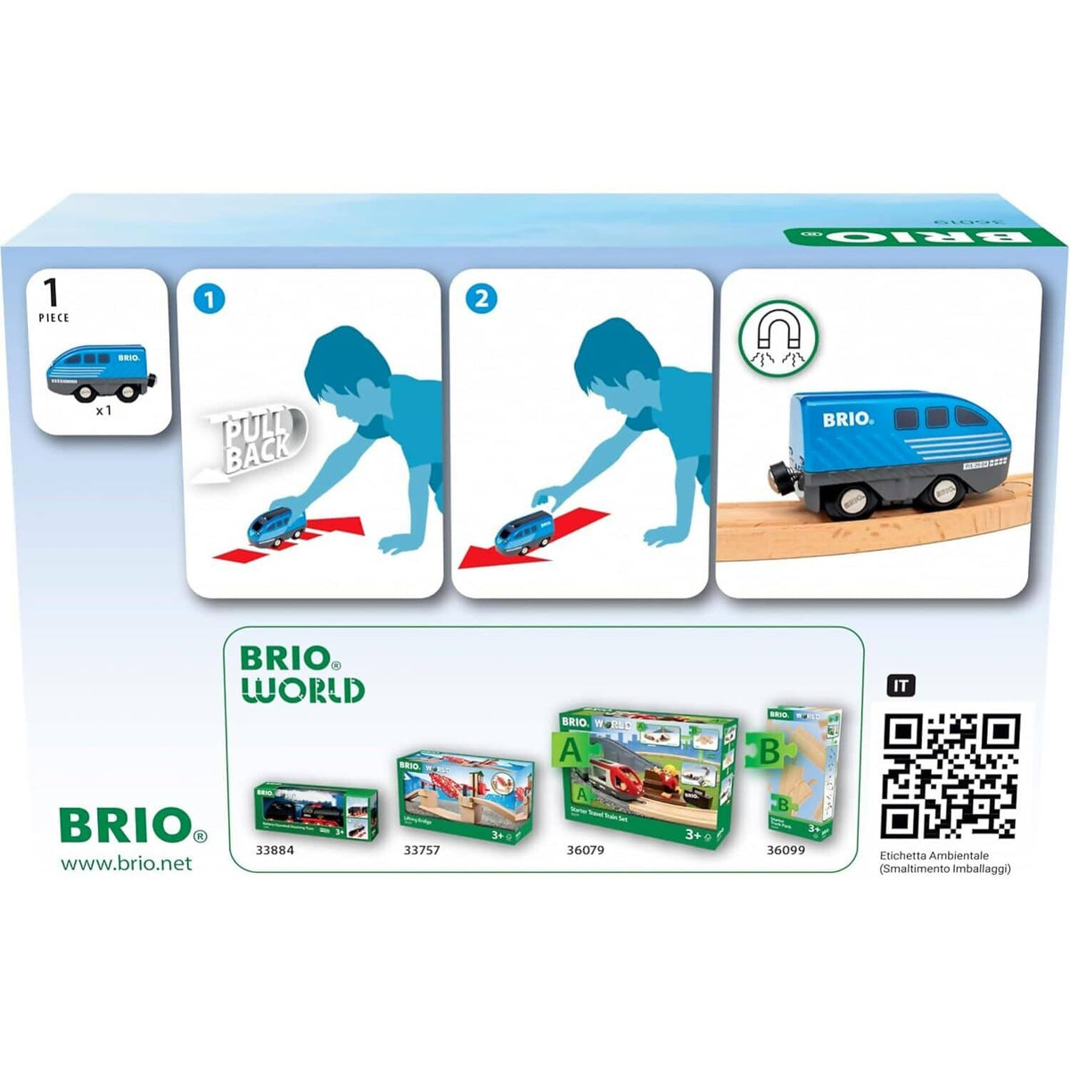 BRIO World - Pull Back Train