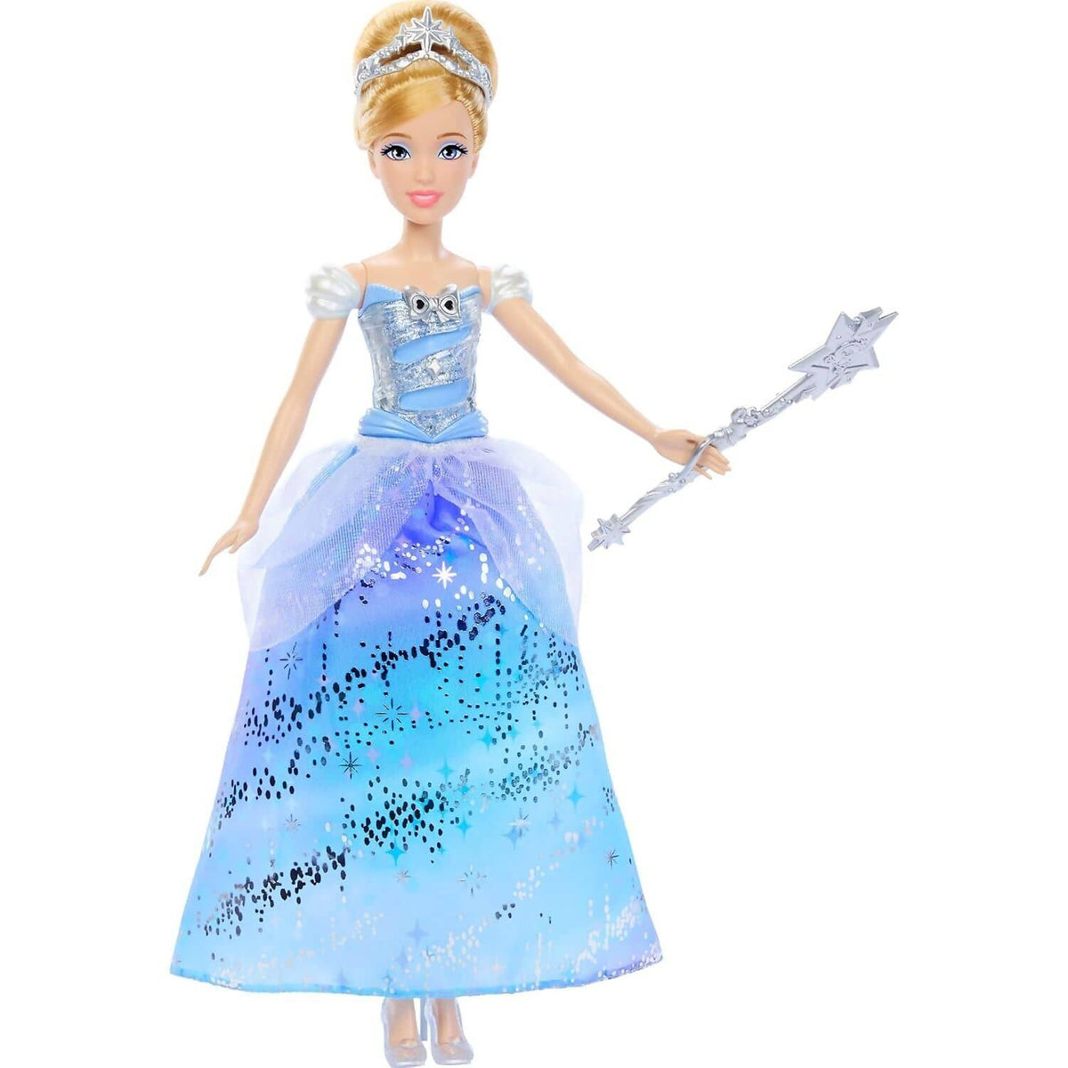 Disney - Princess - Enchanted Ballgown Cinderella Sounds & Magic Wand Activation - Mattel