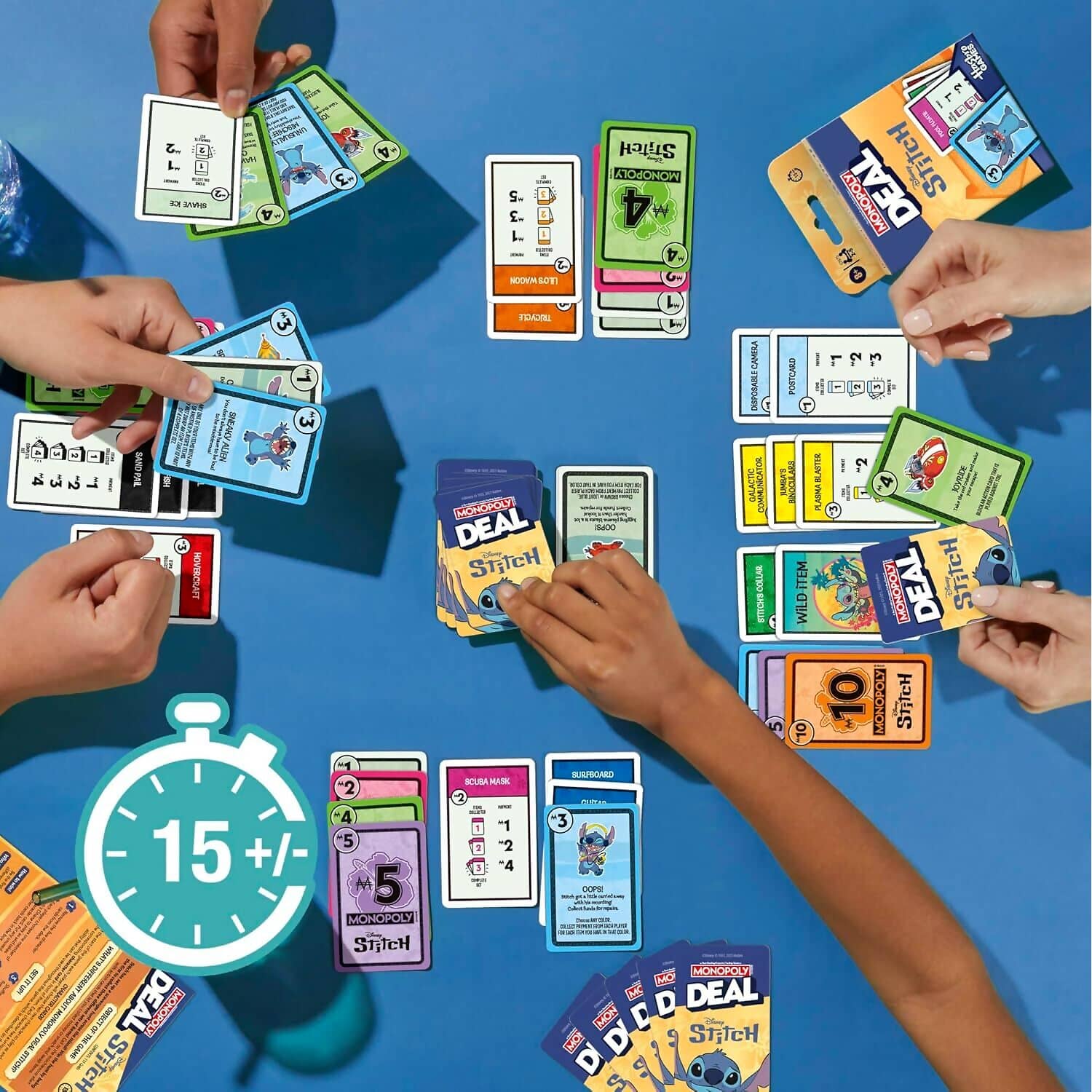 Monopoly - Deal - Disney Stitch Edition Card Game - Hasbro