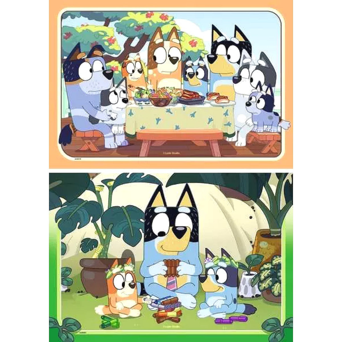 Ravensburger - Bluey Story Game Let's do this! Jigsaw Puzzle 2 X 24pc