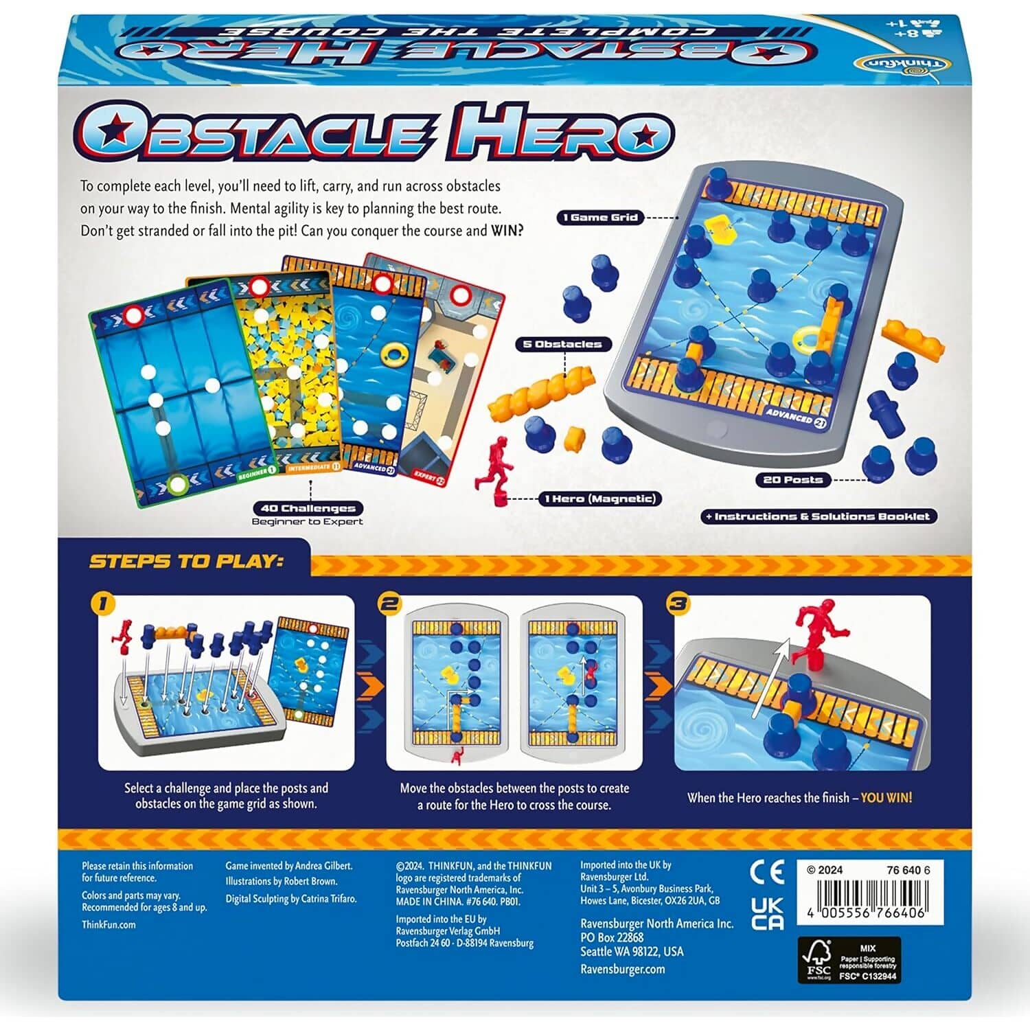 ThinkFun - Obstacle Hero Logic Game