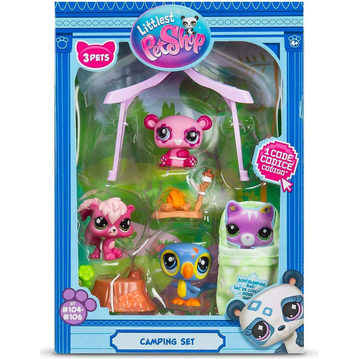 Littlest Pet Shop - Camping Set 3 Pack  Figurine Playset