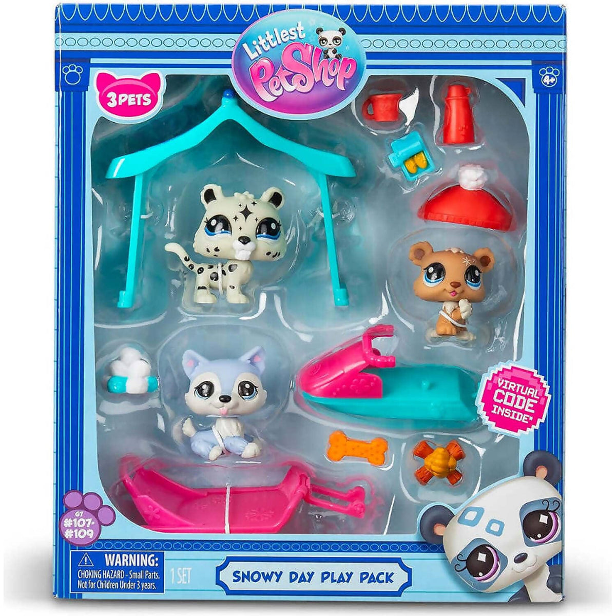 Littlest Pet Shop - Snowy Day 3 Pack  Playset