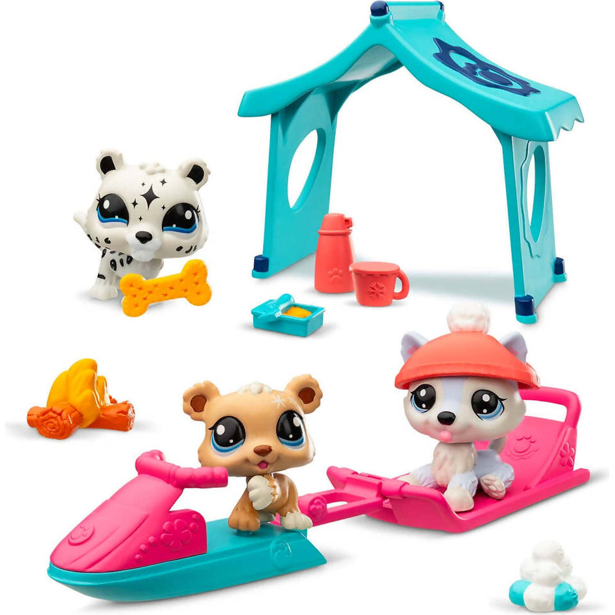 Littlest Pet Shop - Snowy Day 3 Pack  Playset