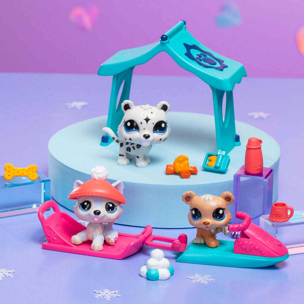 Littlest Pet Shop - Snowy Day 3 Pack  Playset