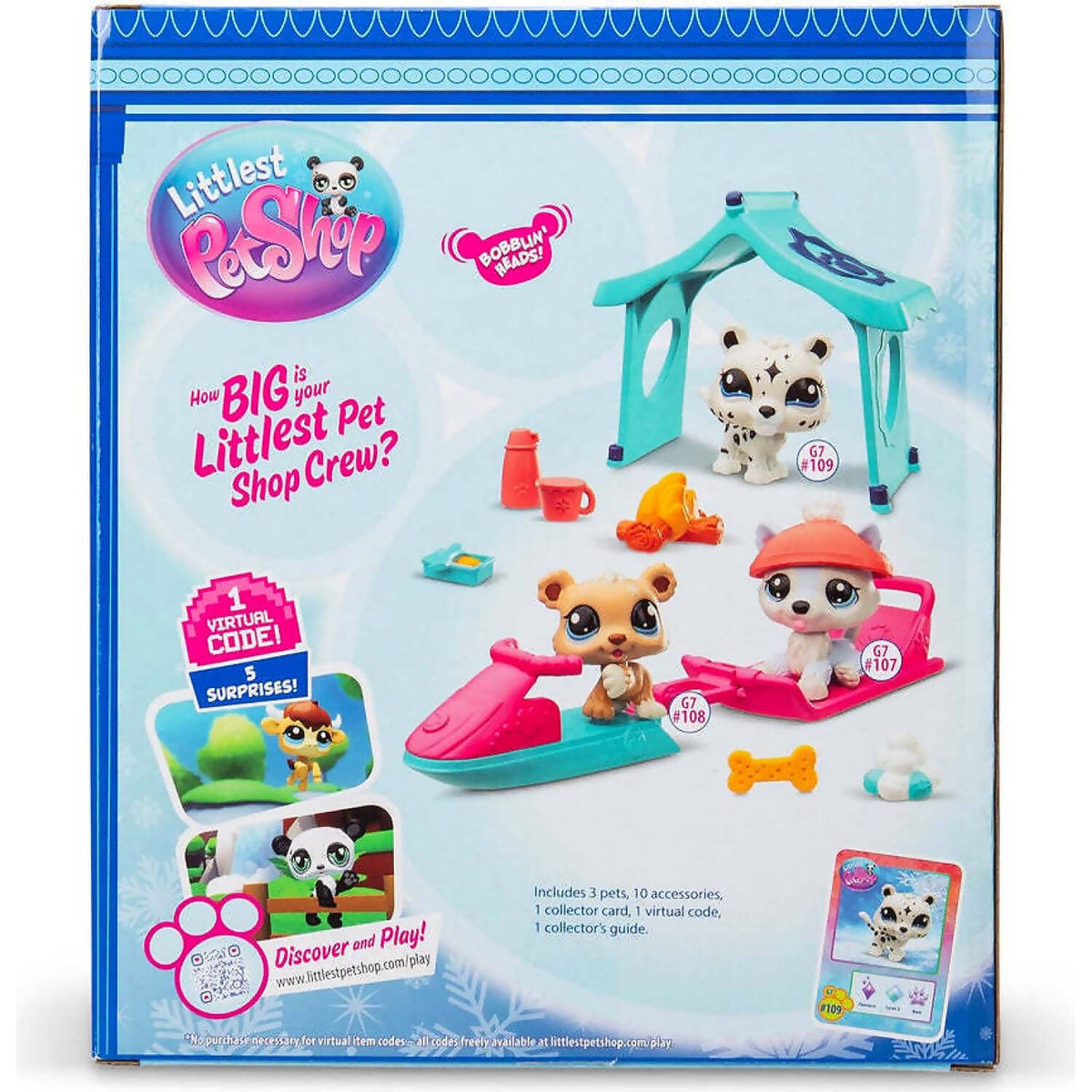 Littlest Pet Shop - Snowy Day 3 Pack  Playset