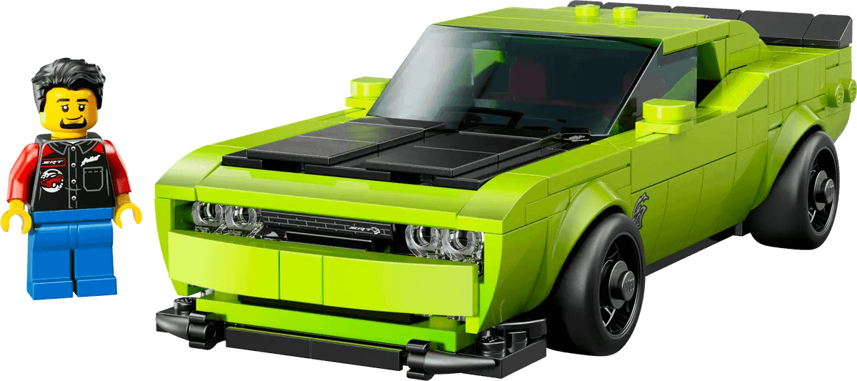 LEGO® 77237 Dodge Challenger SRT Hellcat Sports Car - SPEED Champions