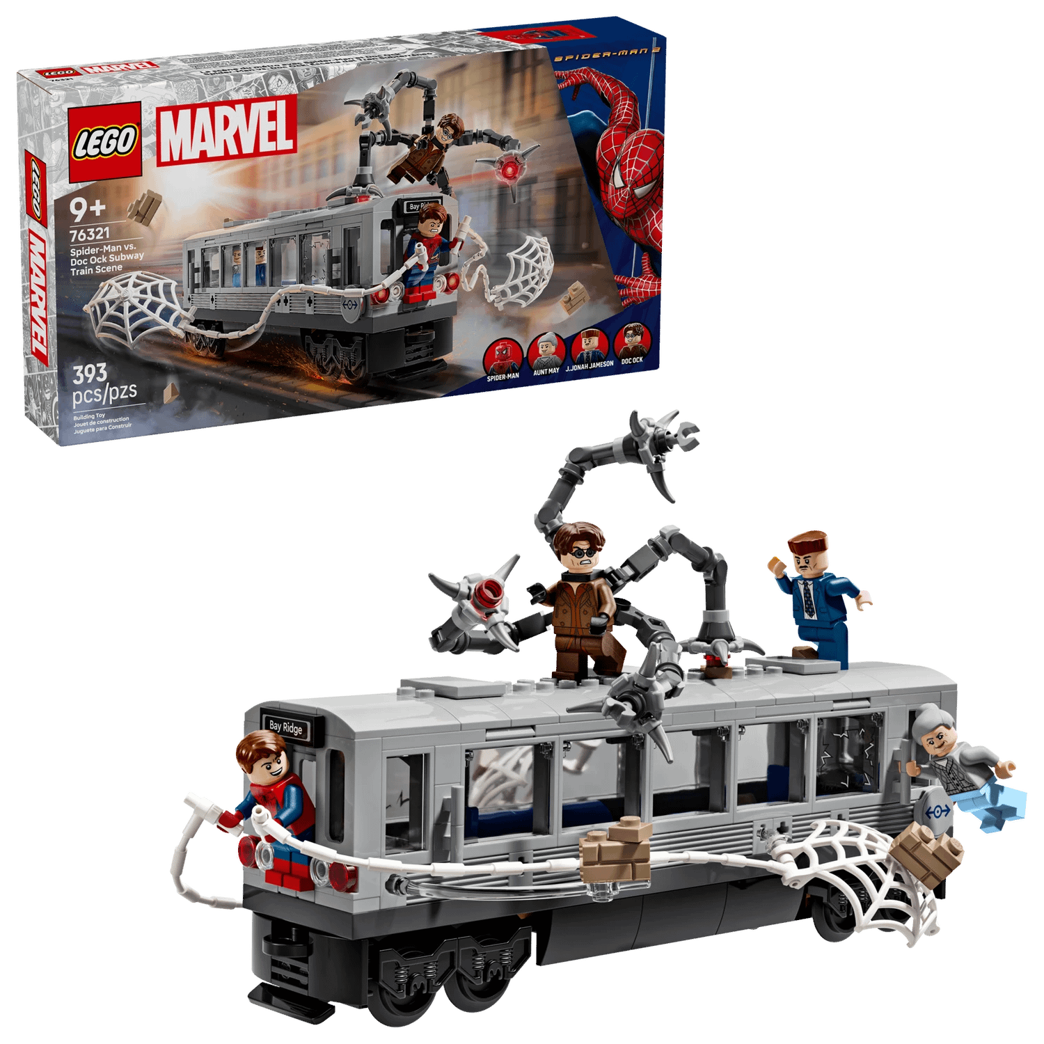 LEGO® 76321 Spider-Man vs. Doc Ock Subway Train Scene - Marvel Super Heroes