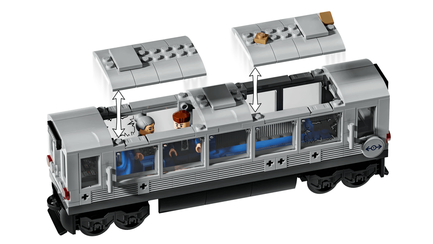LEGO® 76321 Spider-Man vs. Doc Ock Subway Train Scene - Marvel Super Heroes