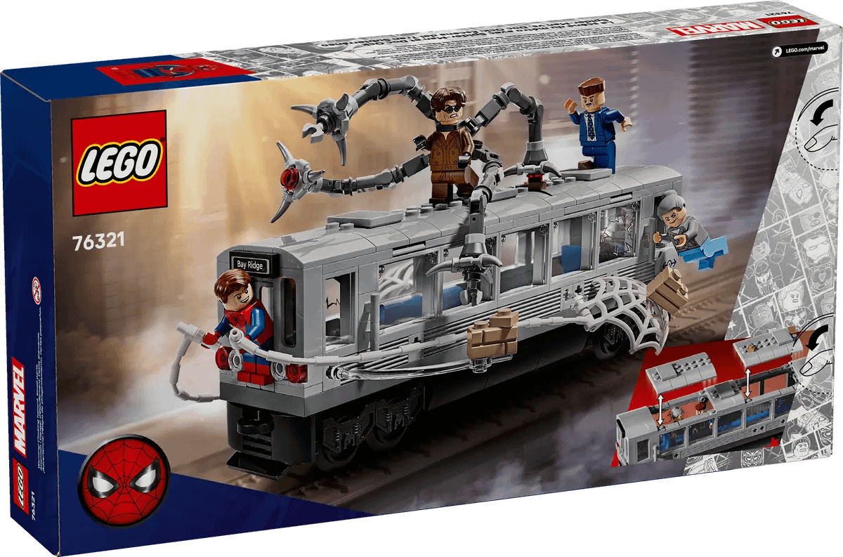 LEGO® 76321 Spider-Man vs. Doc Ock Subway Train Scene - Marvel Super Heroes