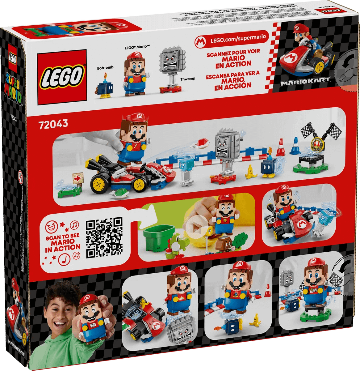 LEGO® 72043 Mario Kart - Interactive LEGO® Mario & Standard Kart - Super Mario™